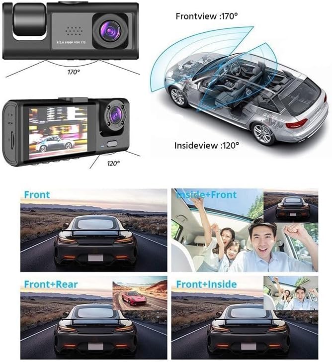 Camara Dash Cam 360AHD 1080p 4BSD RCM-AVC1080B