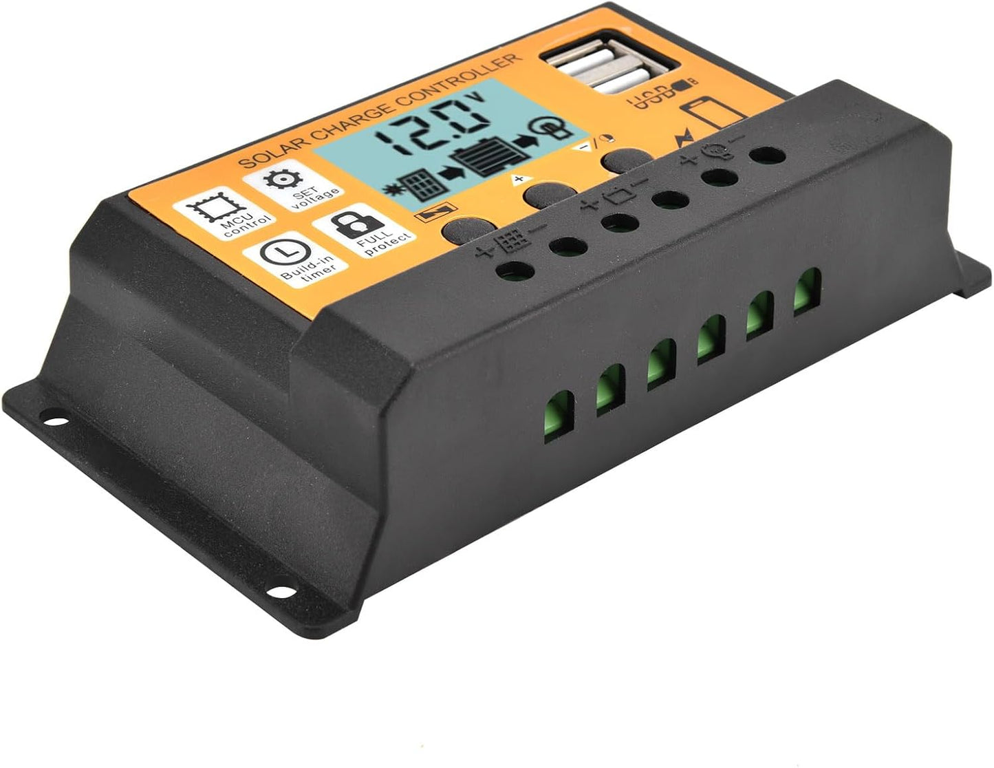 Controladora solar de carga 50 Amp y controladora de panel solar con regulador de bateria