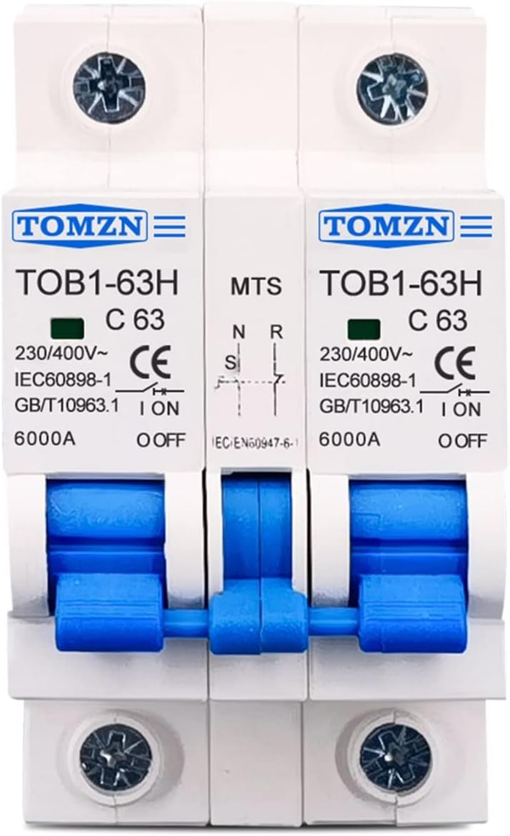 Interruptor de transferencia manual Disyuntor MCB 50HZ/60Hz (63A)