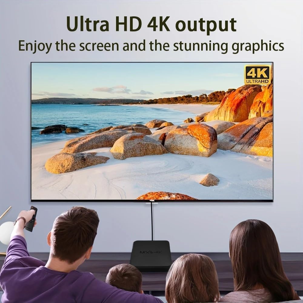 Caja IPTV Android TV BOX MXQ Pro5G 4K,2GB+16GB