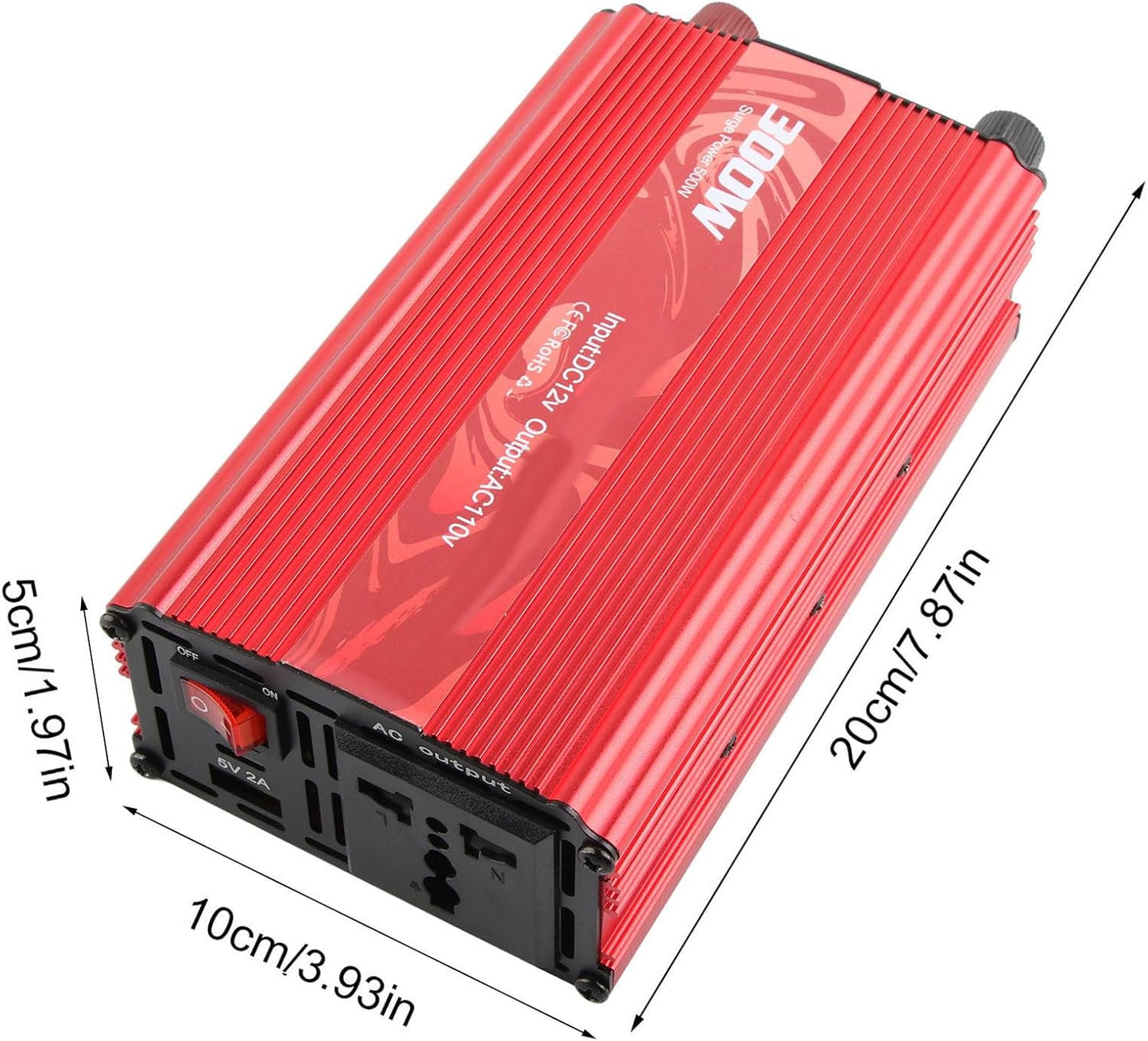 Inversor de corriente 3000W 220V, ondas sinusoidales puras