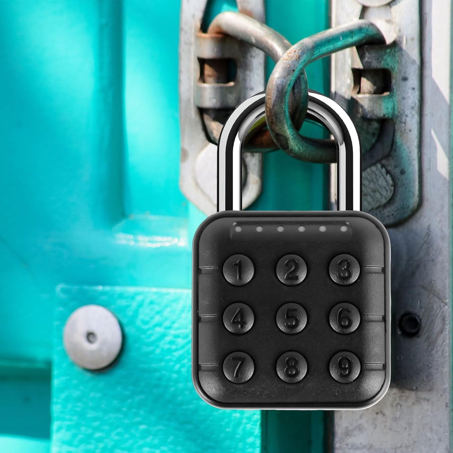 Candado inteligente con acceso password App tuya