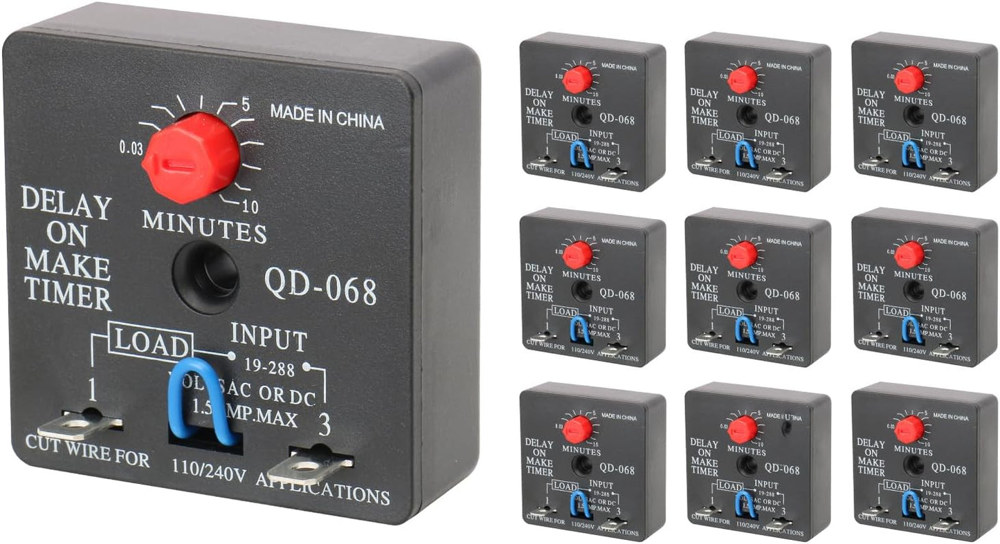 Delay de retardo de tiempo QD-068, 110/240V, 1.5Amp