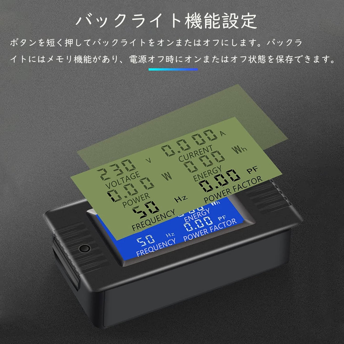 Multimetro digital CA 80-260 V 100 A amperaje de voltaje medidor de energia voltimetro de amperaje de CA