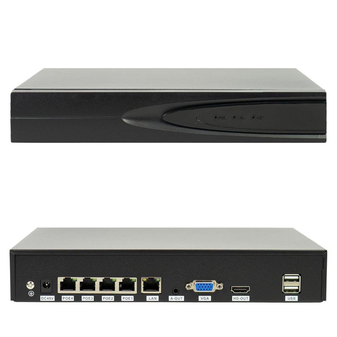 NVR de 9 Canales Compatibles Cámaras de 1080P/3MP/4MP