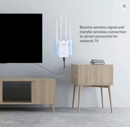 Extender Wifi 4 Antenas Marca Comfast