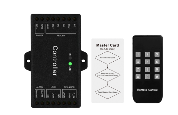 Controlador de acceso de entrada Wiegand, Lector de salida WG26-44 NO TUYA - offline version