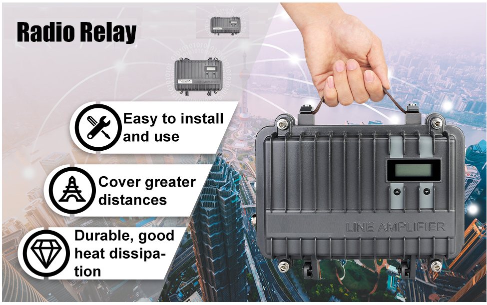 RVS Repeater Kit with 2x6 Kit ST12 Long Range Walkie Talkies