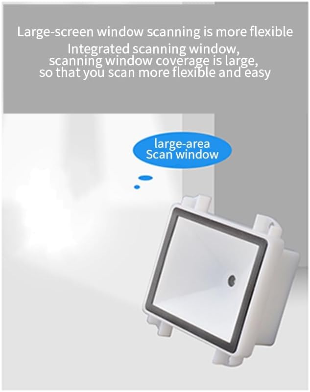 Escáner de código de barras 1D 2D, lector de código de barras QR USB, interfaz USB RS232 TTL