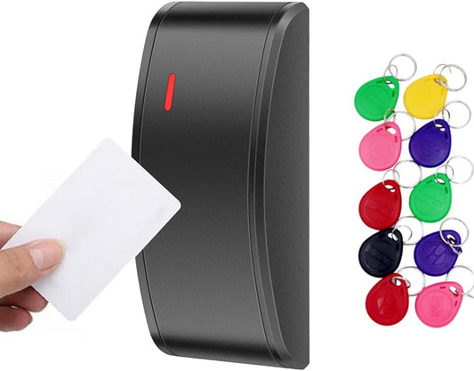 Lector de tarjetas RFID de control de acceso, IP68, resistente al agua, 125 Khz + 13,56 Mhz, salida Wiegand WG26-44