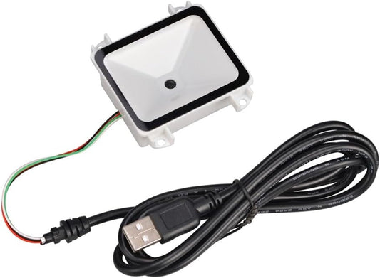 Escáner de código de barras 1D 2D, lector de código de barras QR USB, interfaz USB RS232 TTL