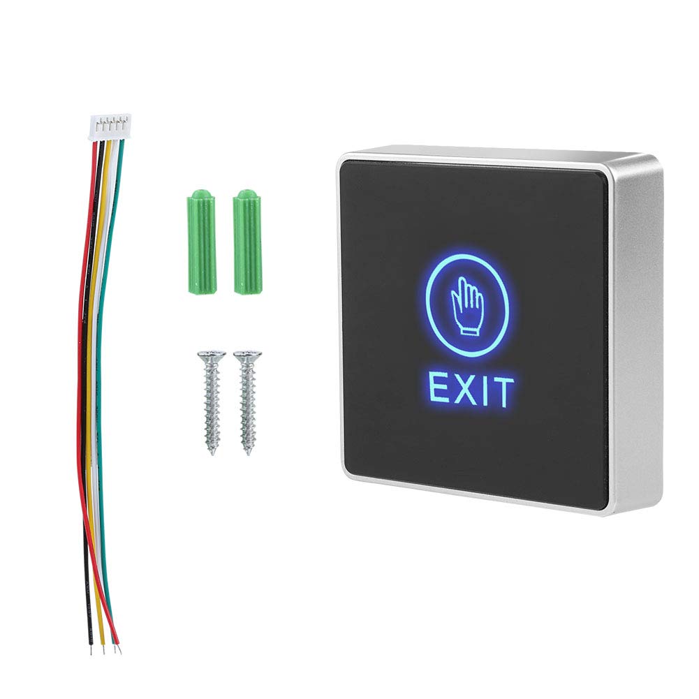 Botón de salida para control de acceso de puerta acceso integrado con luz LED