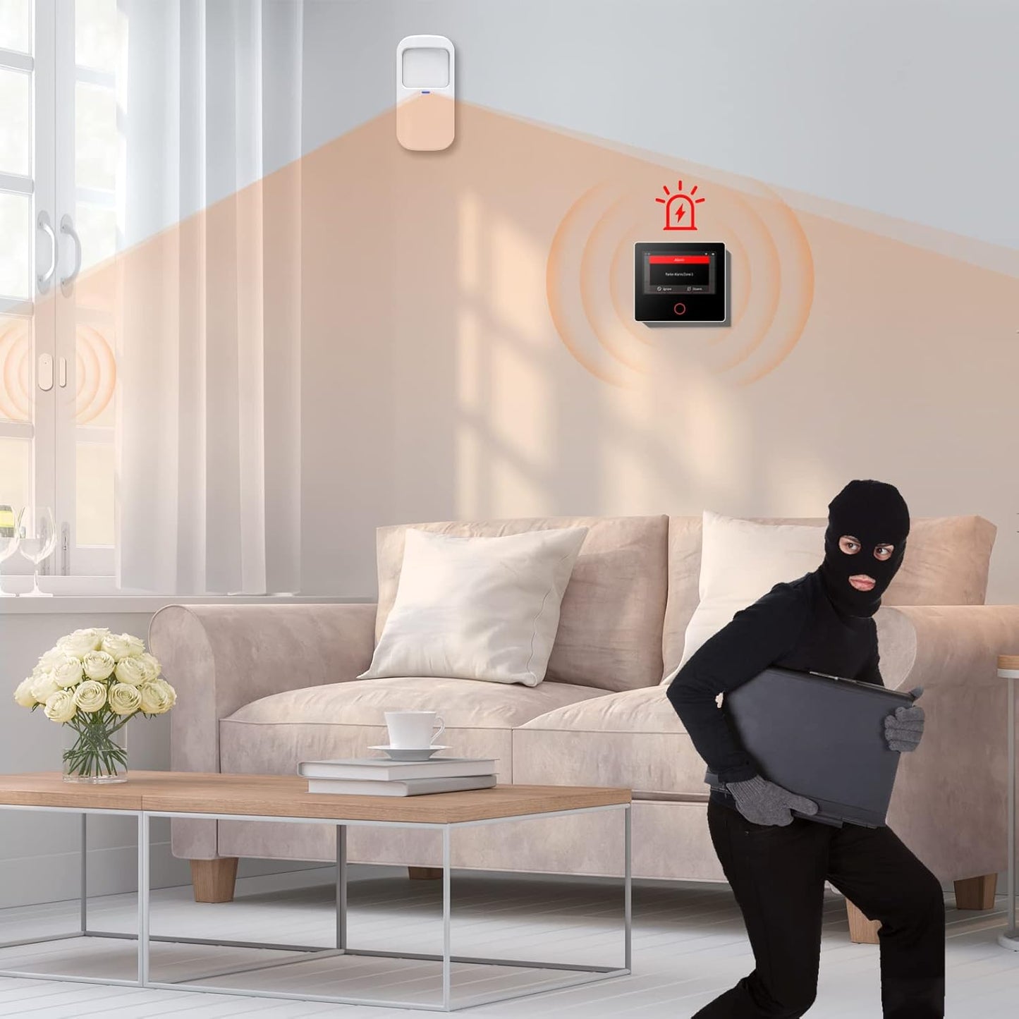 Staniot-sistema de alarma de seguridad para el hogar, kit inalámbrico de 433MHz, Wifi, 4G