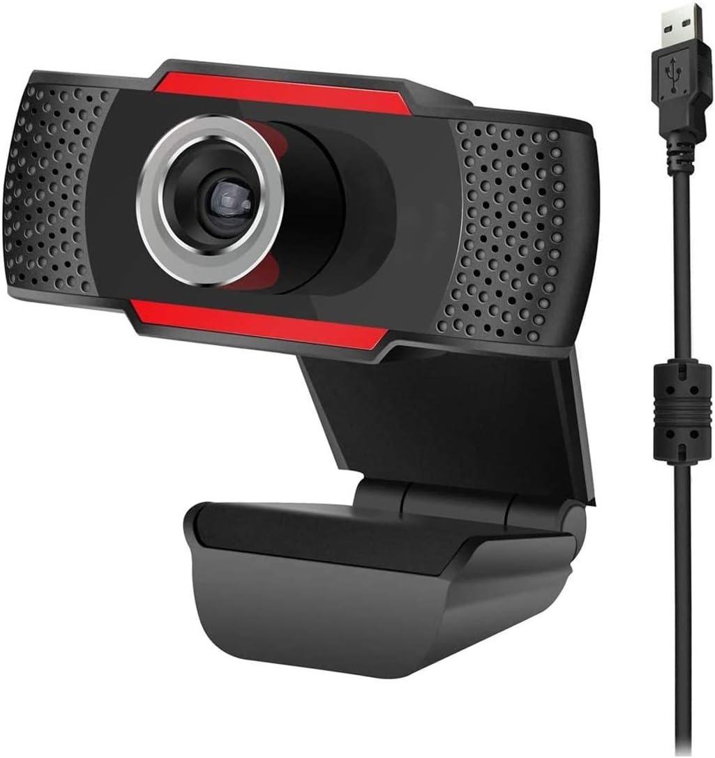 Cámara web HD portátil con micrófono