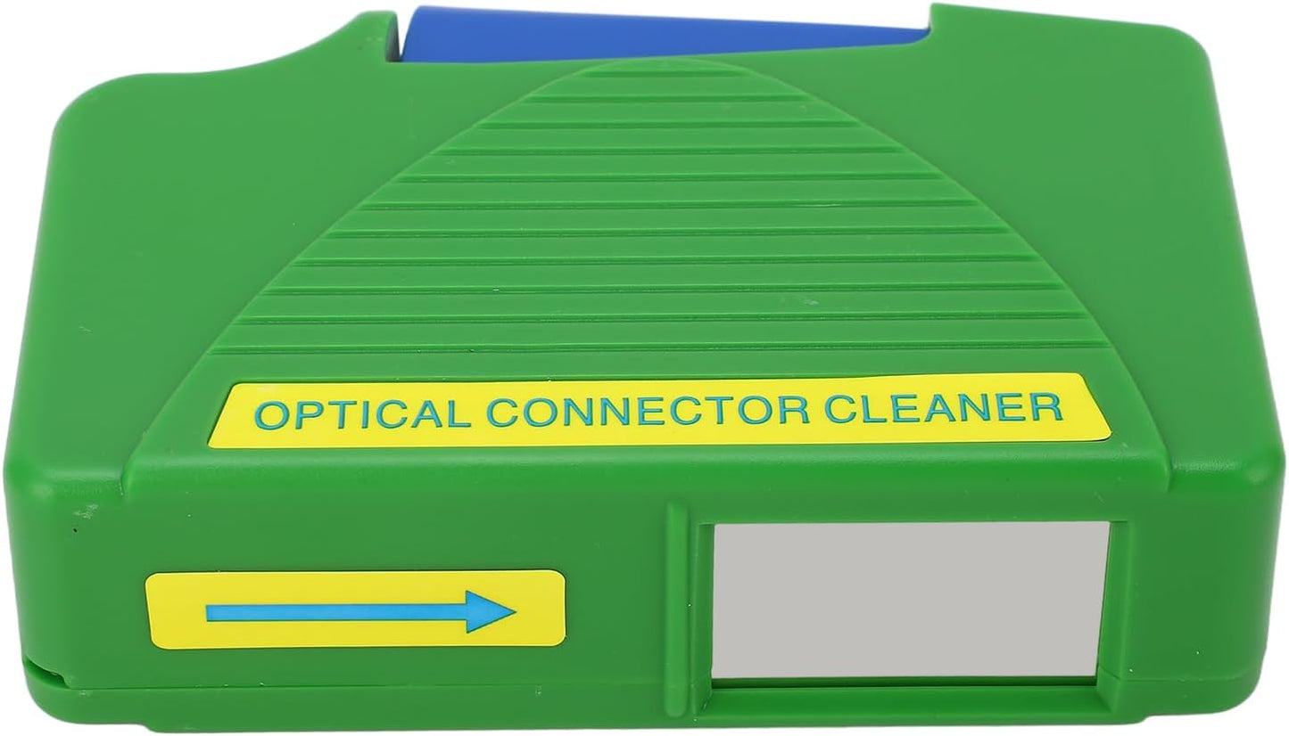 Caja de limpieza de fibra óptica, limpiador de conector de fibra óptica para cara final SC, FC, ST, LC