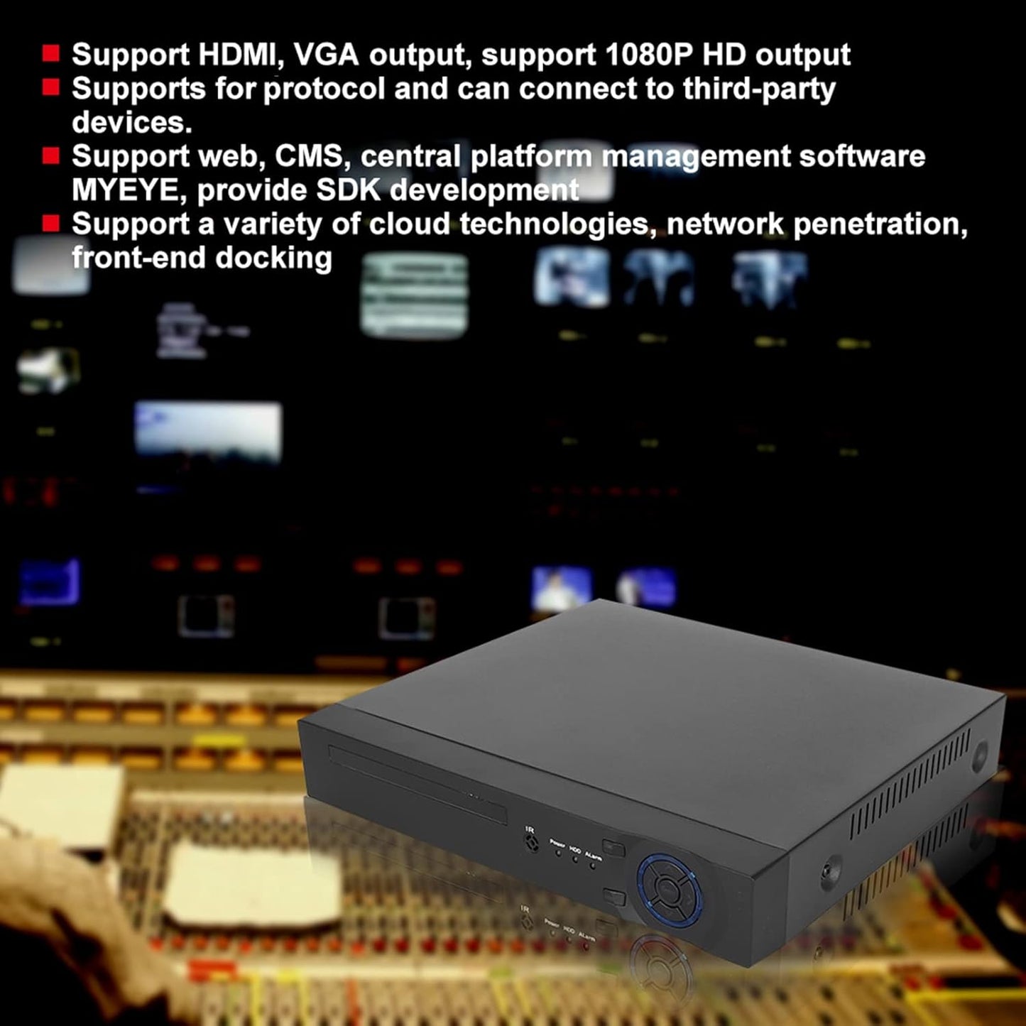 NVR DE 32 CANALES VIDEOGRABADOR DIGITAL EN RED