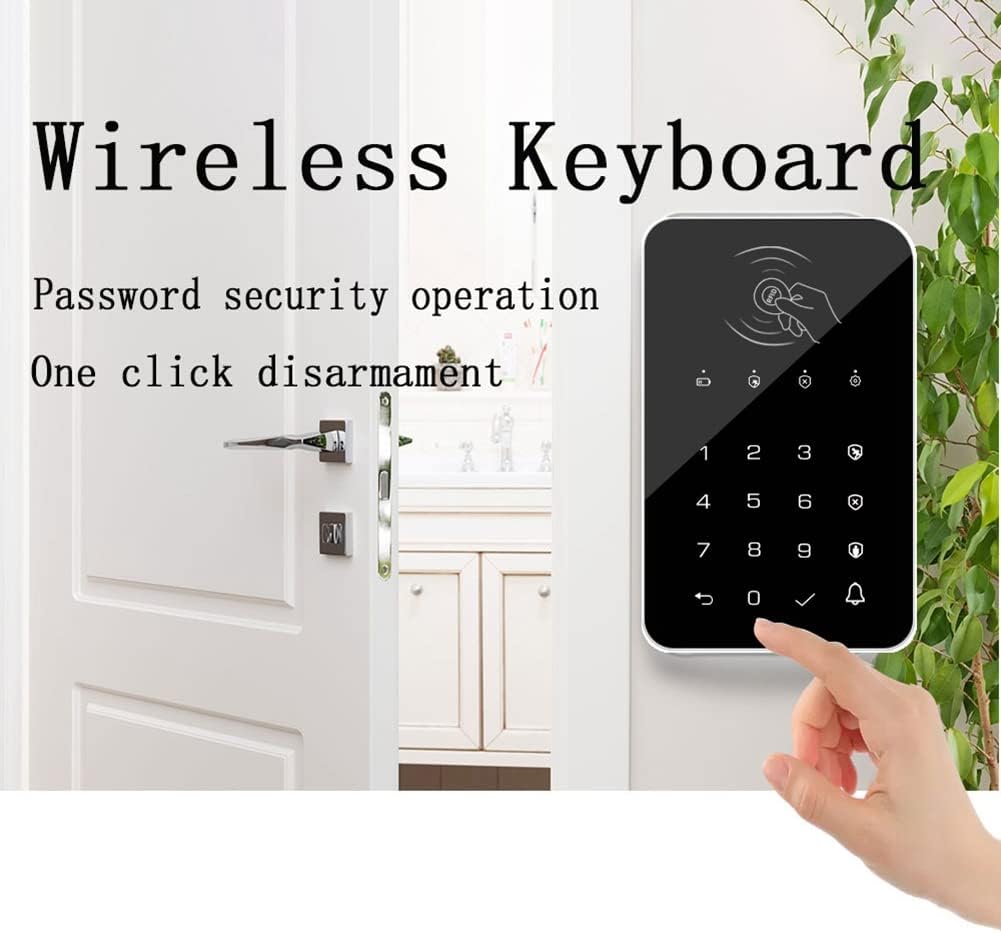Teclado táctil inalámbrico para armar o desarmar, sistema de alarma de seguridad para el hogar, WIFI inteligente, GSM, 433MHz