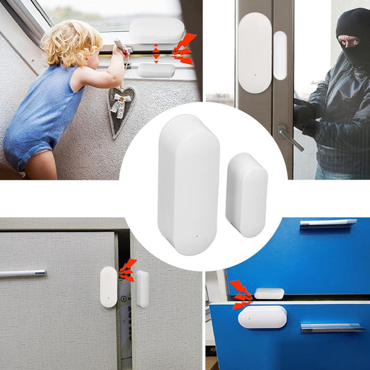 Sensor inteligente de ventana de puerta, monitoreo en tiempo real y control de voz, compatible con seguridad en el hogar