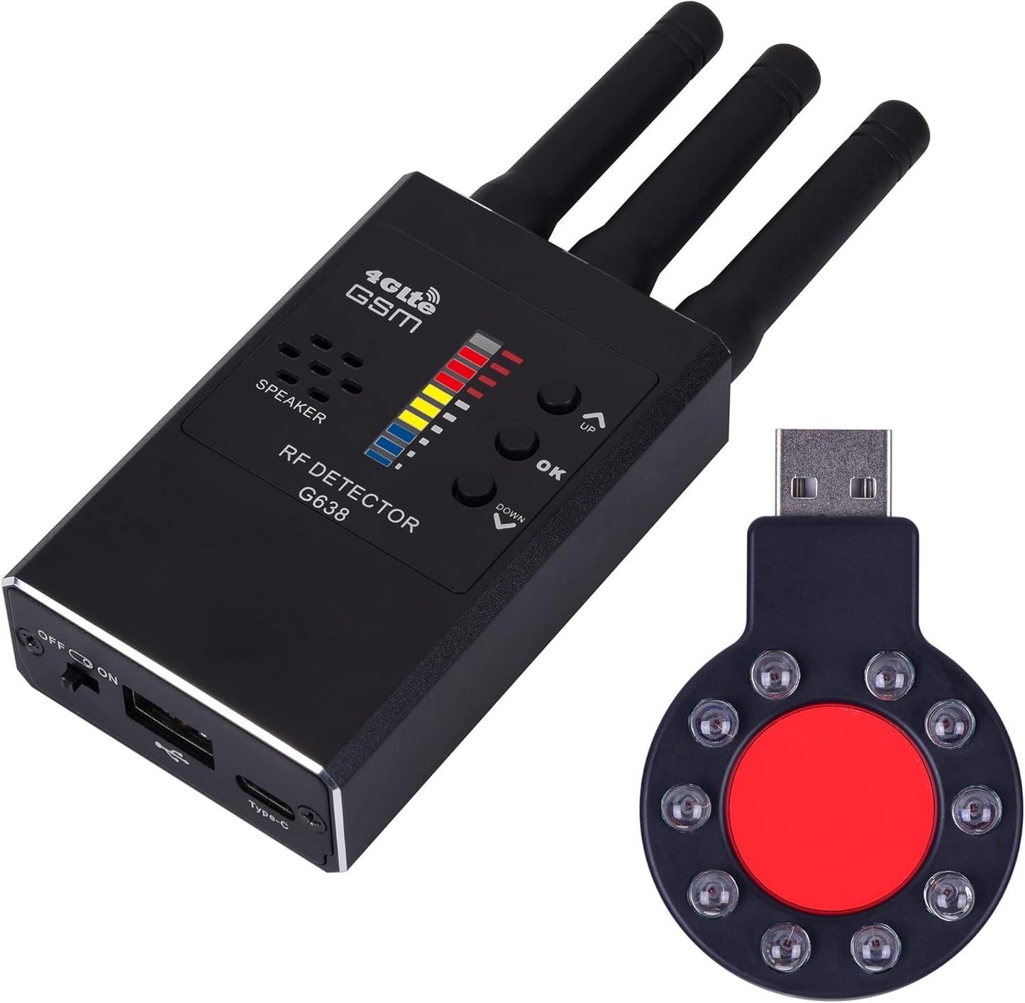 Detector de señal RF inalámbrico antiespía