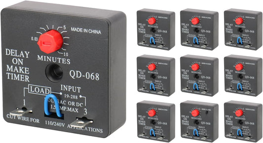 Delay de retardo de tiempo QD-068, 110/240V, 1.5Amp