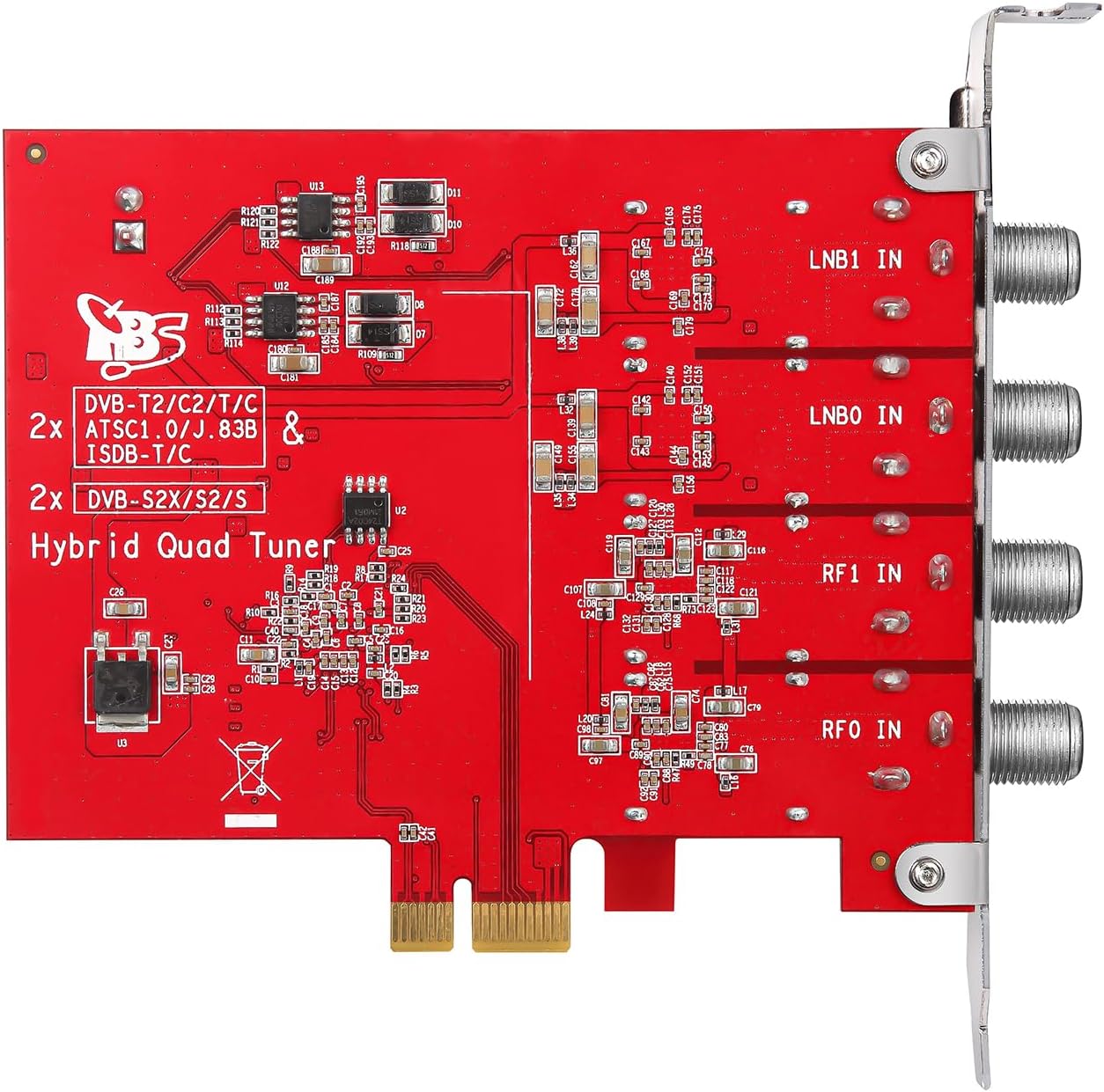 TBS6522H Quad Tuner DVB-S2X Card