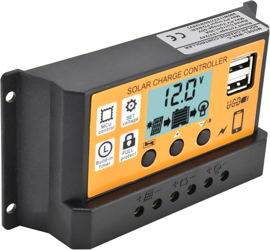 Controladora solar de carga 100A MPPT y controladora de panel solar conregulador de bateria