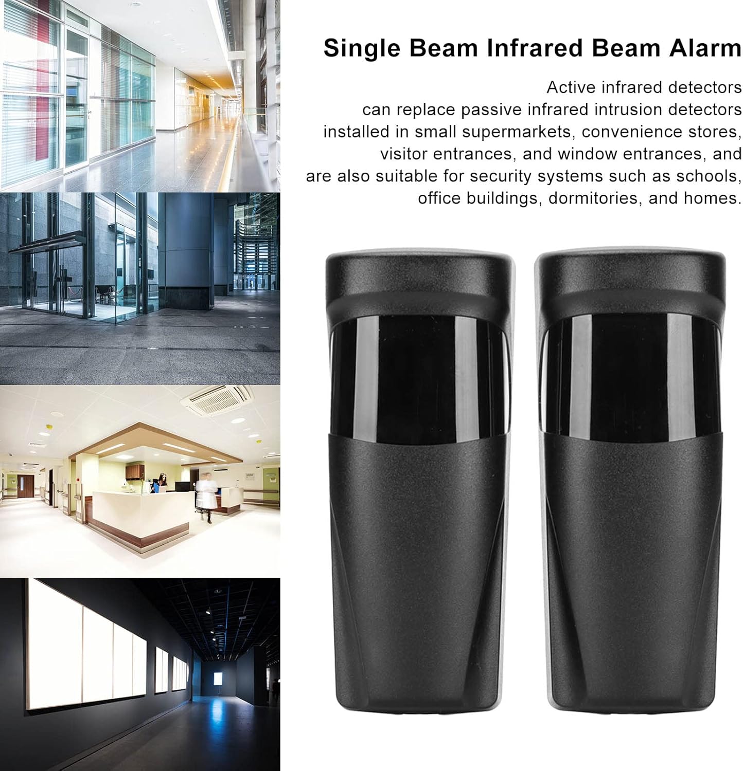 Fotocélula PCBA de 180 grados CA/CC 12 V-24 V para sensor infrarrojo de apertura de puerta automática