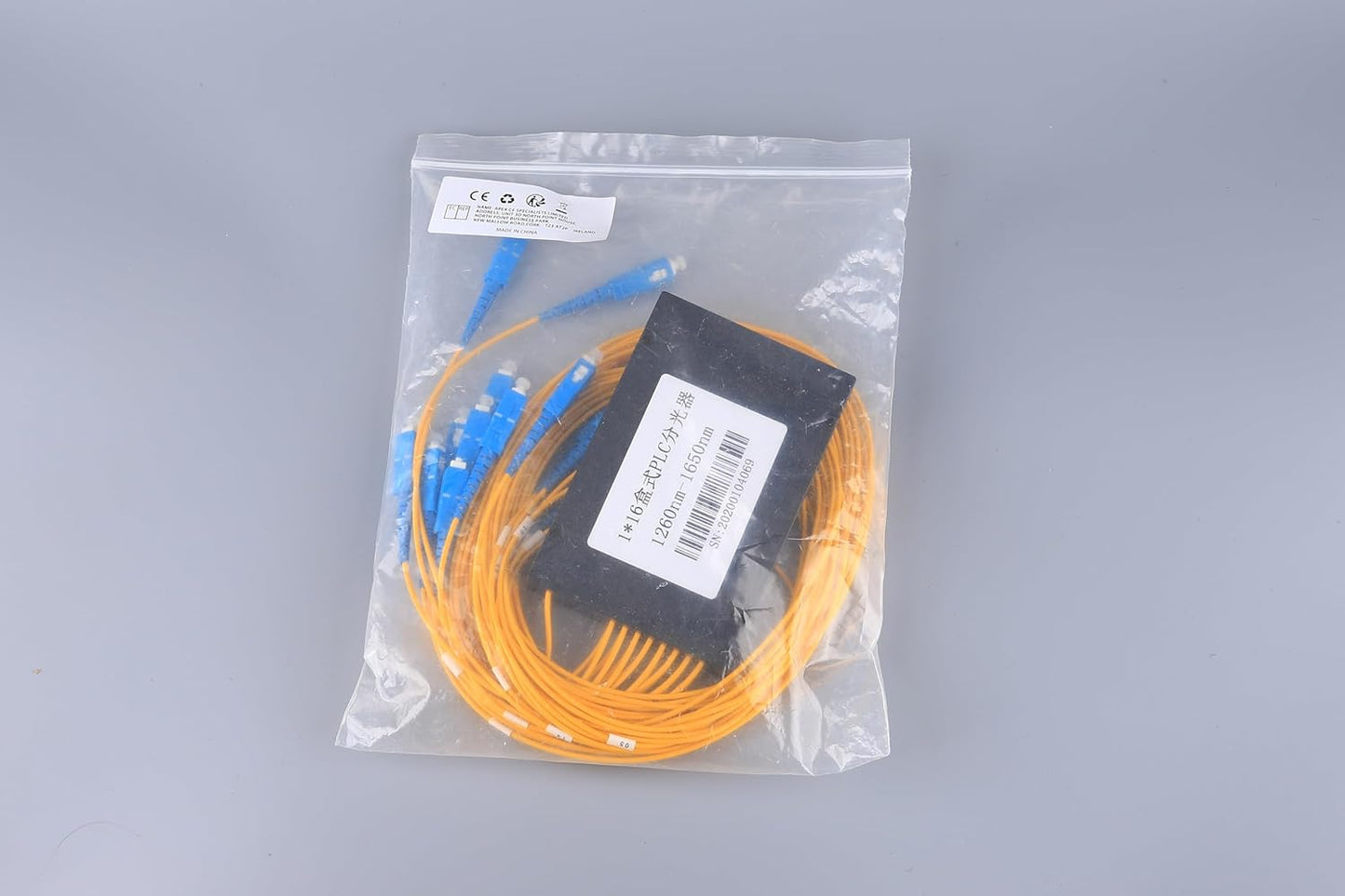 Splitter FTTH fibra optica equipo PLC de Fibra, 1* de 16