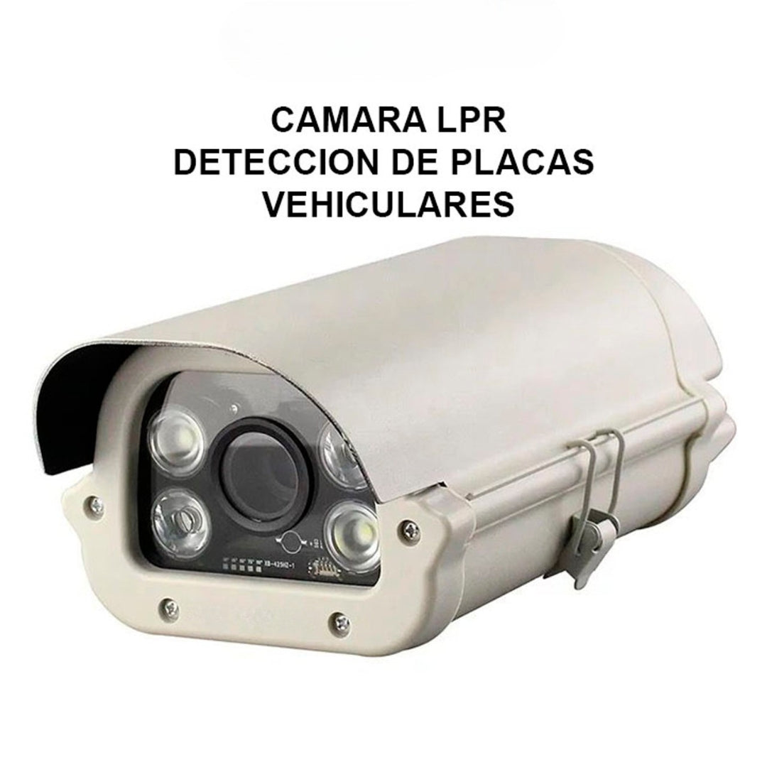 Cámara LPR visualización de placas o matriculas automotrices 2 megapixeles-20 metros