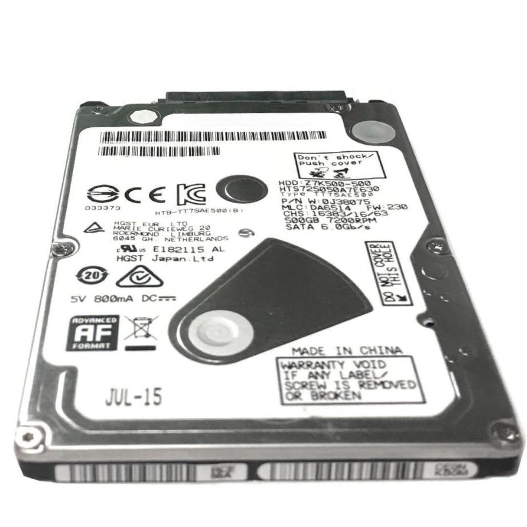 Disco Duro de 500GB (Mecanico) para Laptop