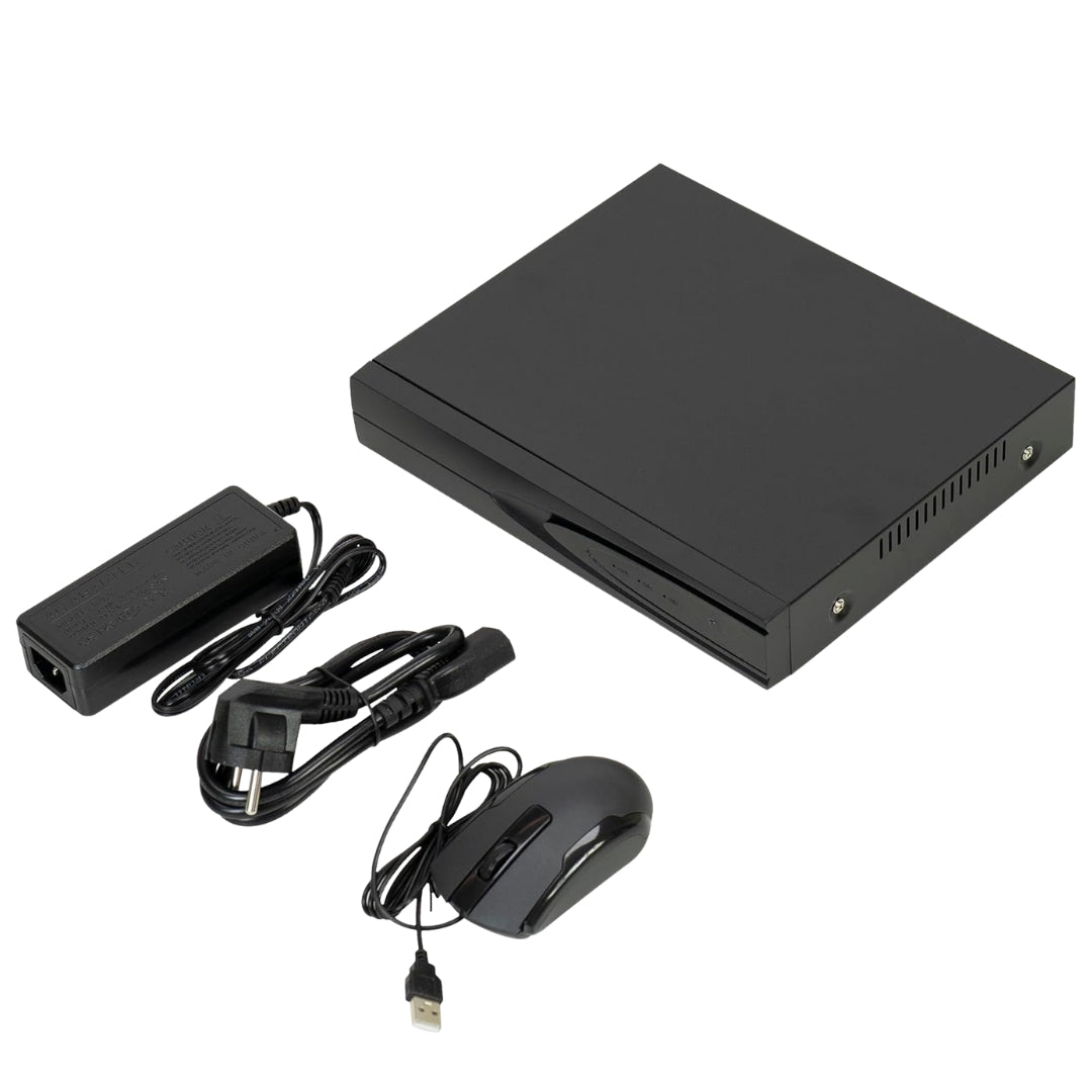 NVR de 9 Canales Compatibles Cámaras de 1080P/3MP/4MP