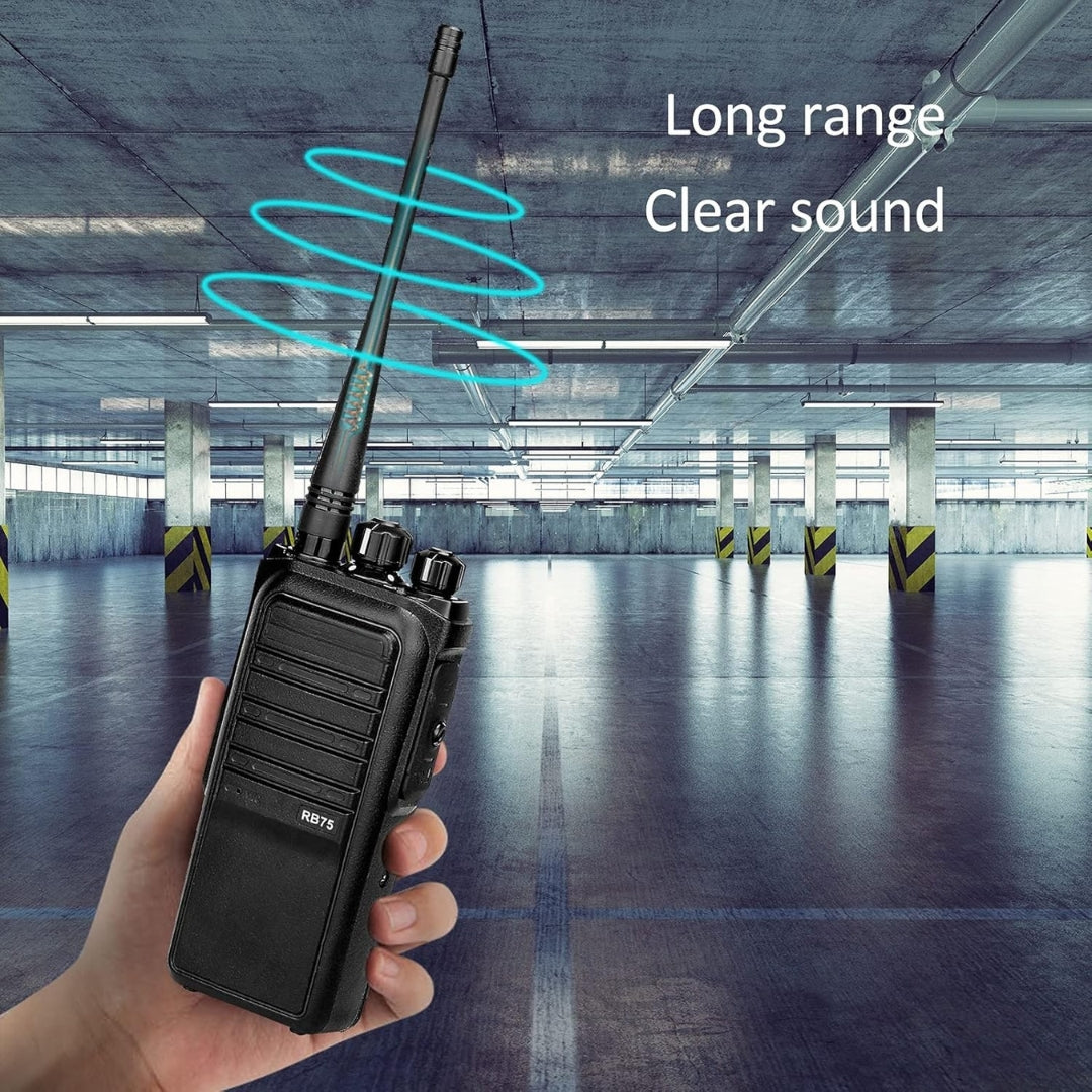 Walkie-Talkies de largo alcance, radios bidireccionales recargables, radio resistente de 2 vías con auricular, senderismo, camping, viaje por carretera, ciclismo