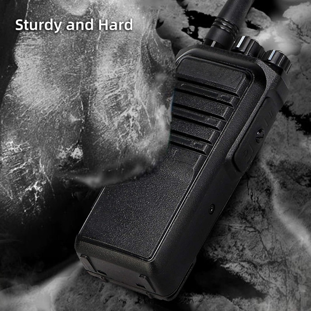 Walkie-Talkies de largo alcance, radios bidireccionales recargables, radio resistente de 2 vías con auricular, senderismo, camping, viaje por carretera, ciclismo