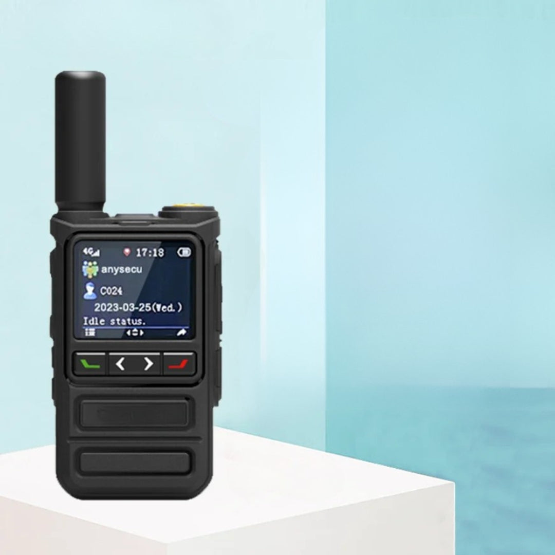 Walkie Talkie 4G POC Radios plataforma gratuita tarjeta Dual solo modo de reposo Mini Radio bidireccional