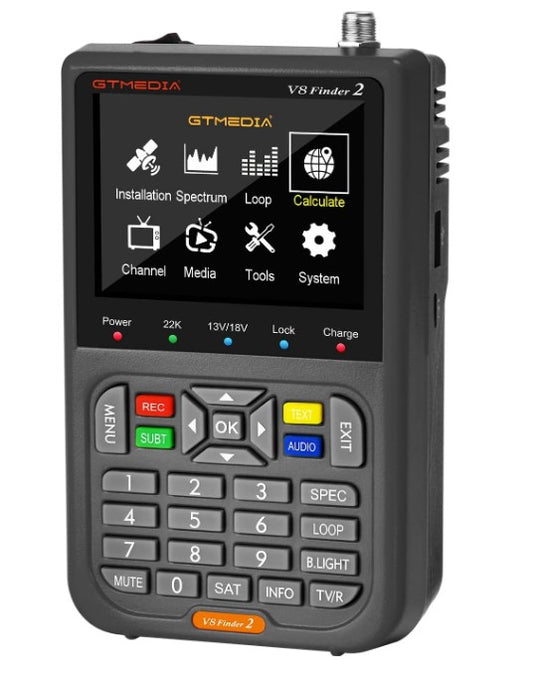 Medidor de señal del buscador de satelite V8 Finder2