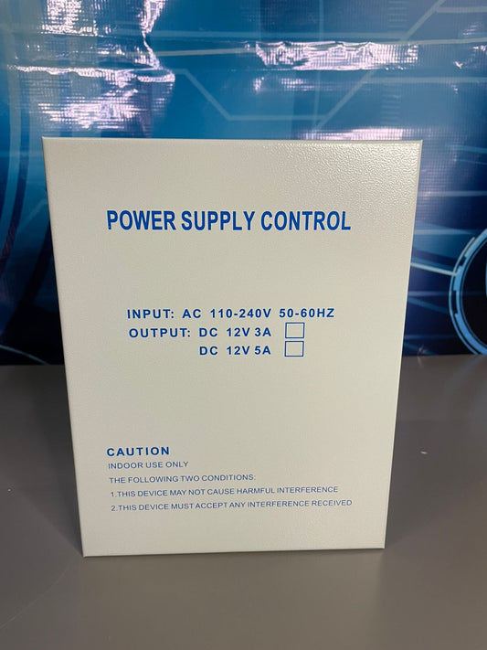 Power Suply Box - Caja de respaldo p/control de acceso 12v 5a