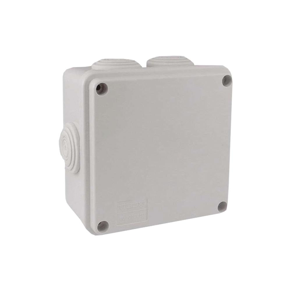 Caja PVC de registro electrica plastica "100x100x70"mm