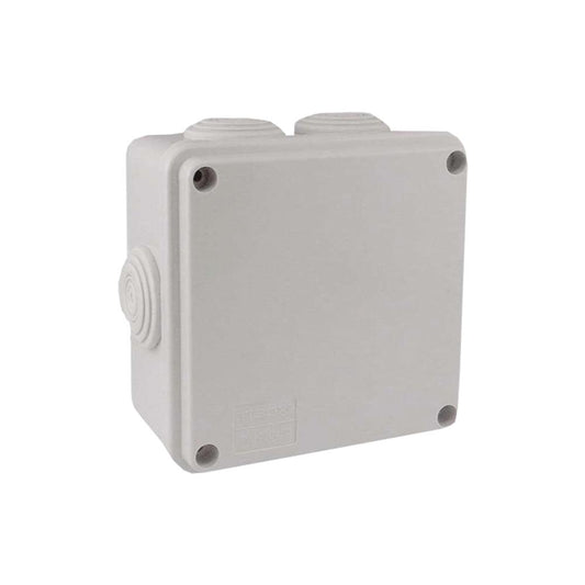 Caja PVC de registro electrica plastica "100x100x70"mm