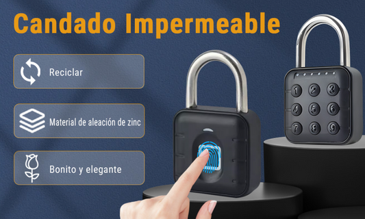 Candado inteligente con acceso password App tuya