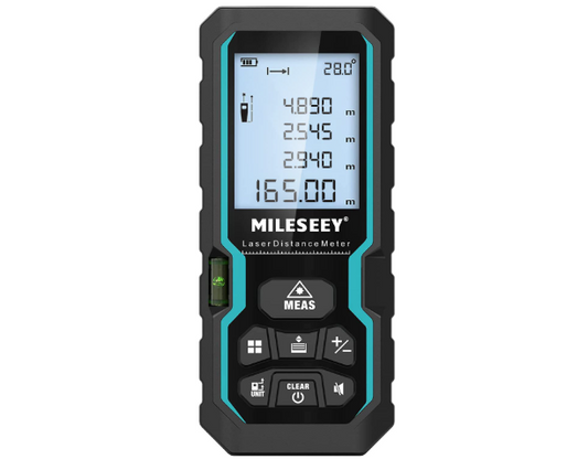 Medidor de distancia láser 60m, telémetro, pantalla LCD con retroiluminación