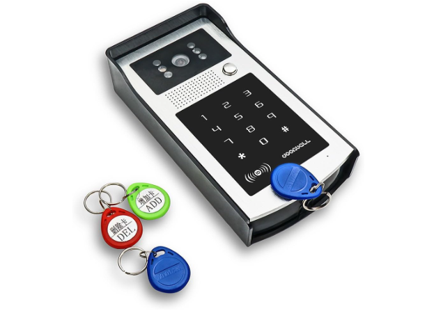 sistema de intercomunicación inalámbrico para el hogar, videoportero con cámara, WiFi, 1080P, HD, Digital, teléfono con teclado de código RFID
