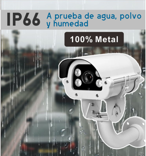 Cámara LPR visualización de placas o matriculas automotrices 2 megapixeles-20 metros