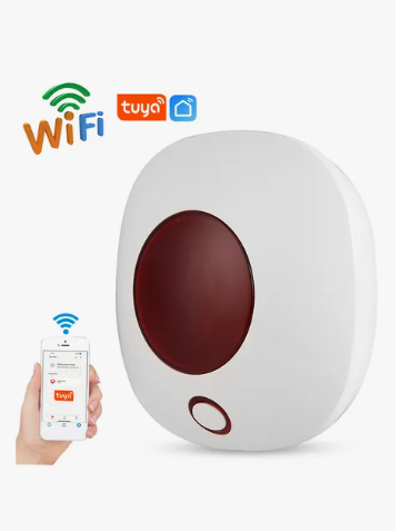 Sirena inalámbrica para interiores, sistema de alarma de seguridad para el hogar antirrobo de 433Mhz