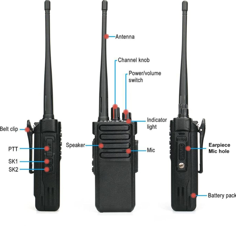 RVS Repeater Kit with 2x6 Kit ST12 Long Range Walkie Talkies