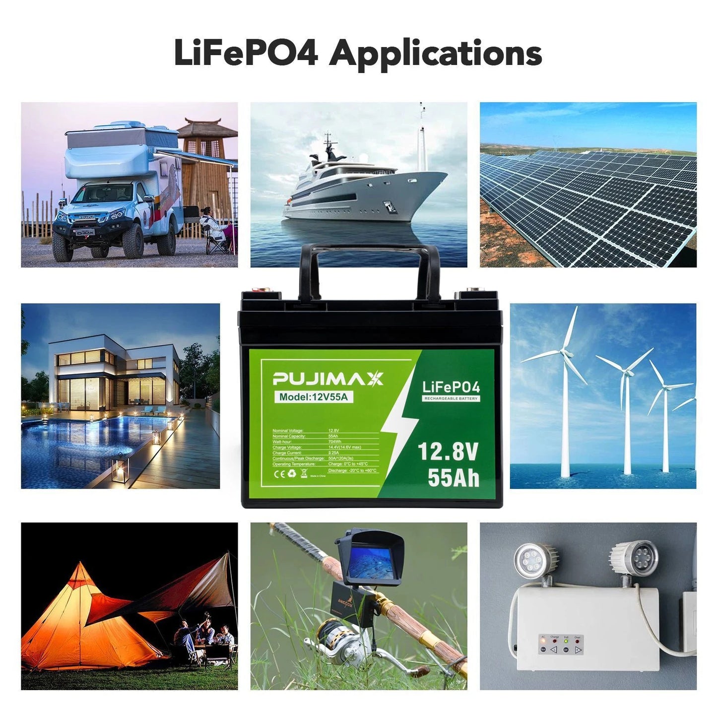 12V LiFePO4 Battery